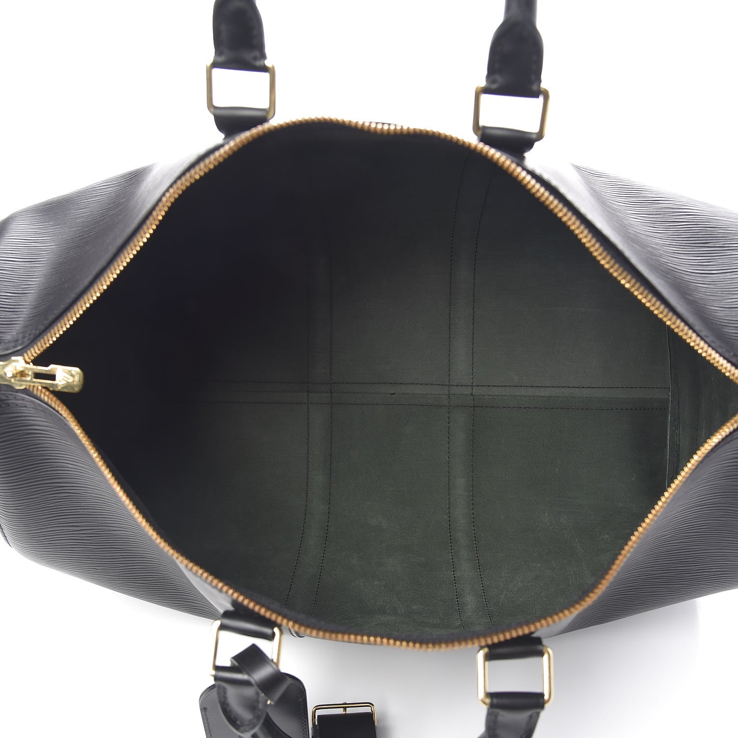 Louis Vuitton Epi Keepall 45 Black 6 of 10