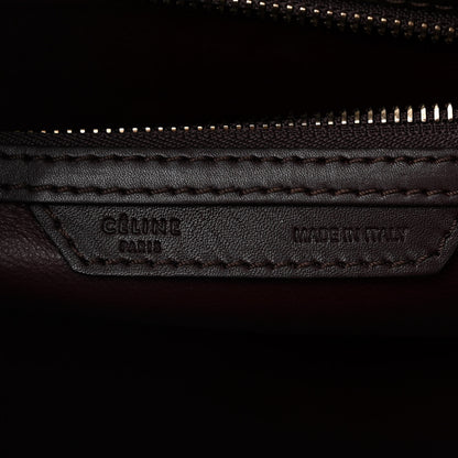 Celine Snakeskin Mini Luggage Red 6 of 10