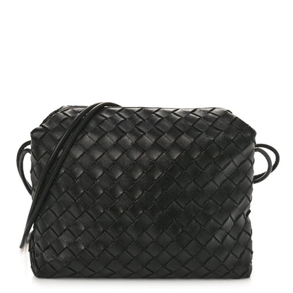 Bottega Veneta Nappa Intrecciato Medium Loop Camera Bag Black 1 of 14