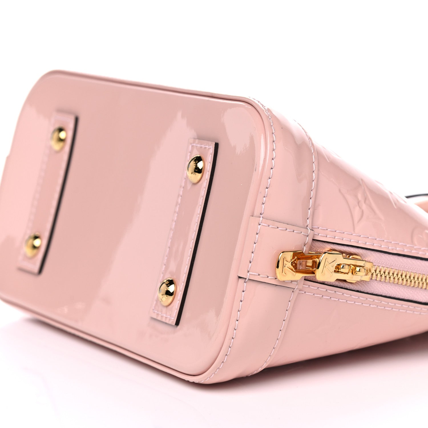 Louis Vuitton Vernis Alma BB Rose Ballerine 9 of 10