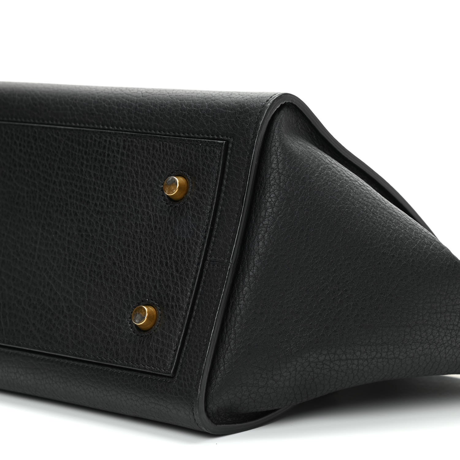 Celine Crisped Calfskin Mini Tie Knot Tote Black 8 of 13