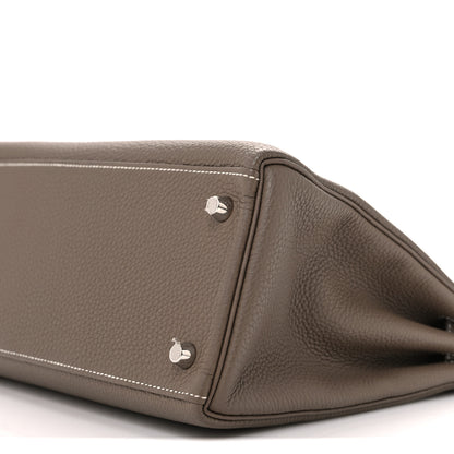 Hermes Togo Kelly Retourne 28 Etoupe 10 of 11