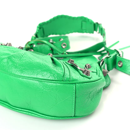 Balenciaga Agneau Arena Le Cagole Shoulder Bag XS Vivid Green 9 of 9