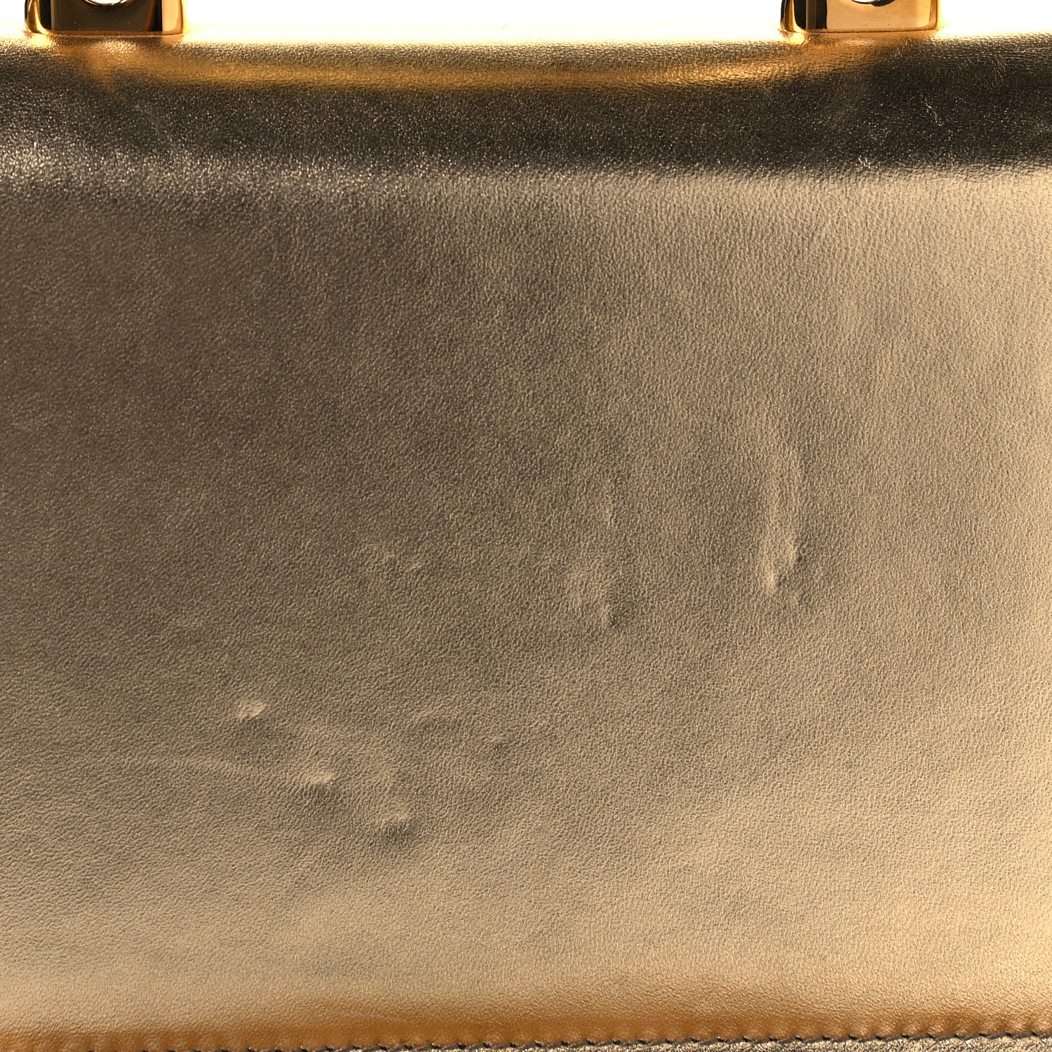 Dolce & Gabbana Smooth Calfskin Devotion Envelope Top Handle Bag Gold 9 of 9