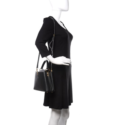 Louis Vuitton Taurillon Capucines BB Black 2 of 9