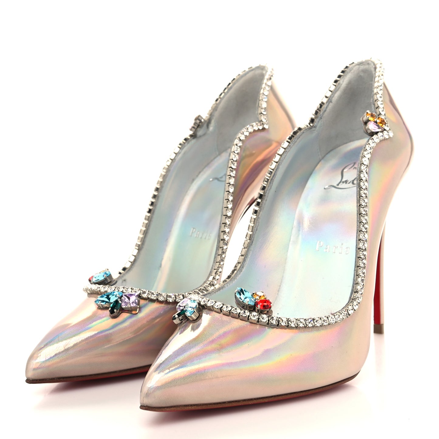 Patent Psychic Chick Queen 100 Pumps 37 White