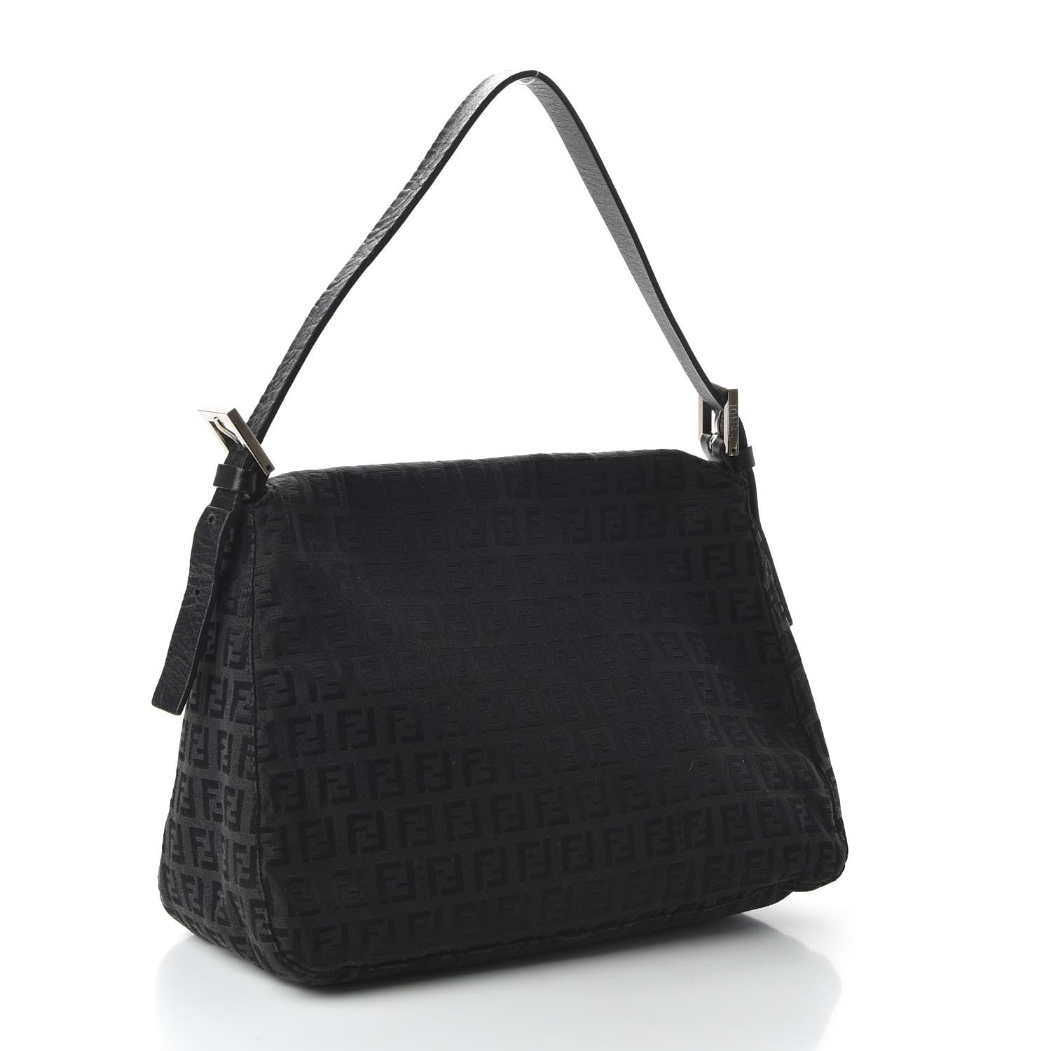 Fendi Zucchino Mama Baguette Black 3 of 9