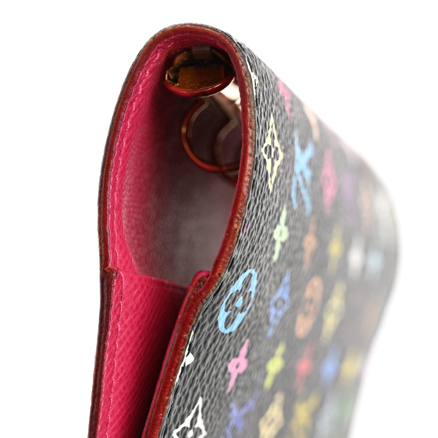 Monogram Multicolor Small Ring Agenda Cover Black Grenade