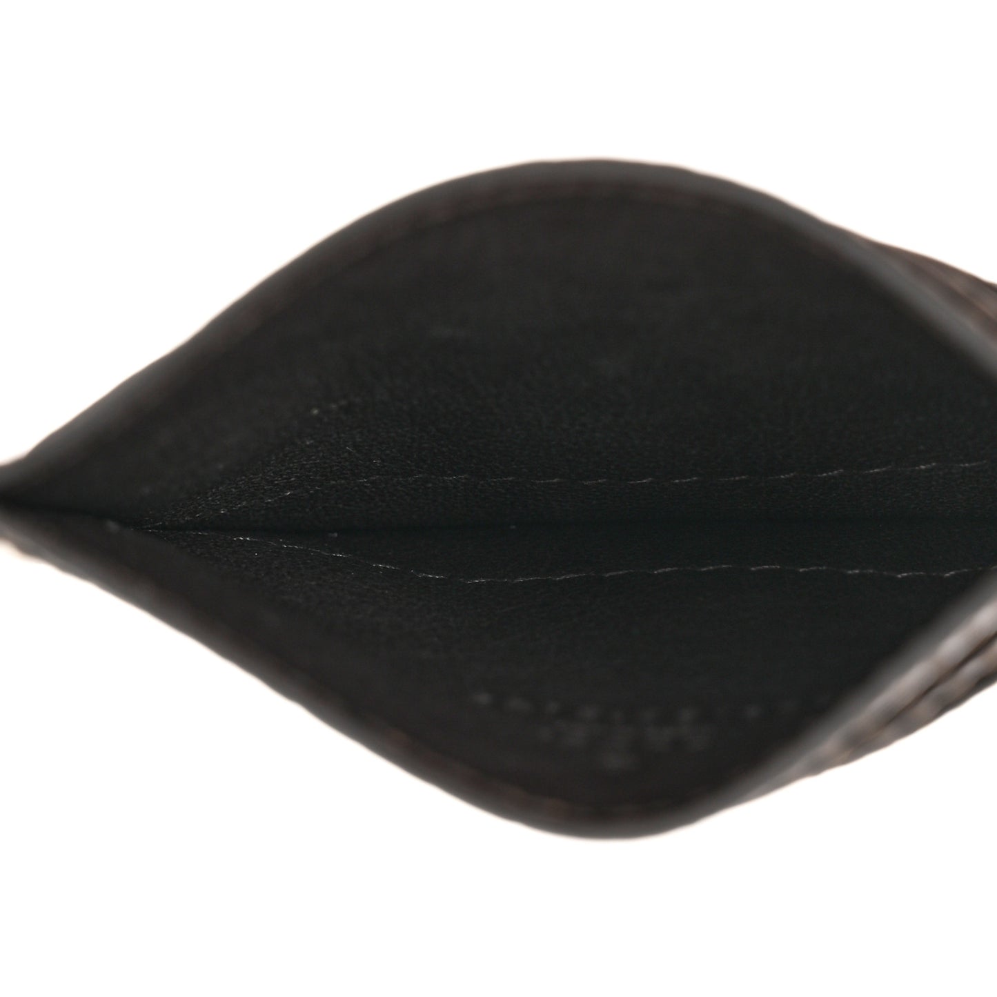GG Supreme Monogram Ophidia Card Holder Brown
