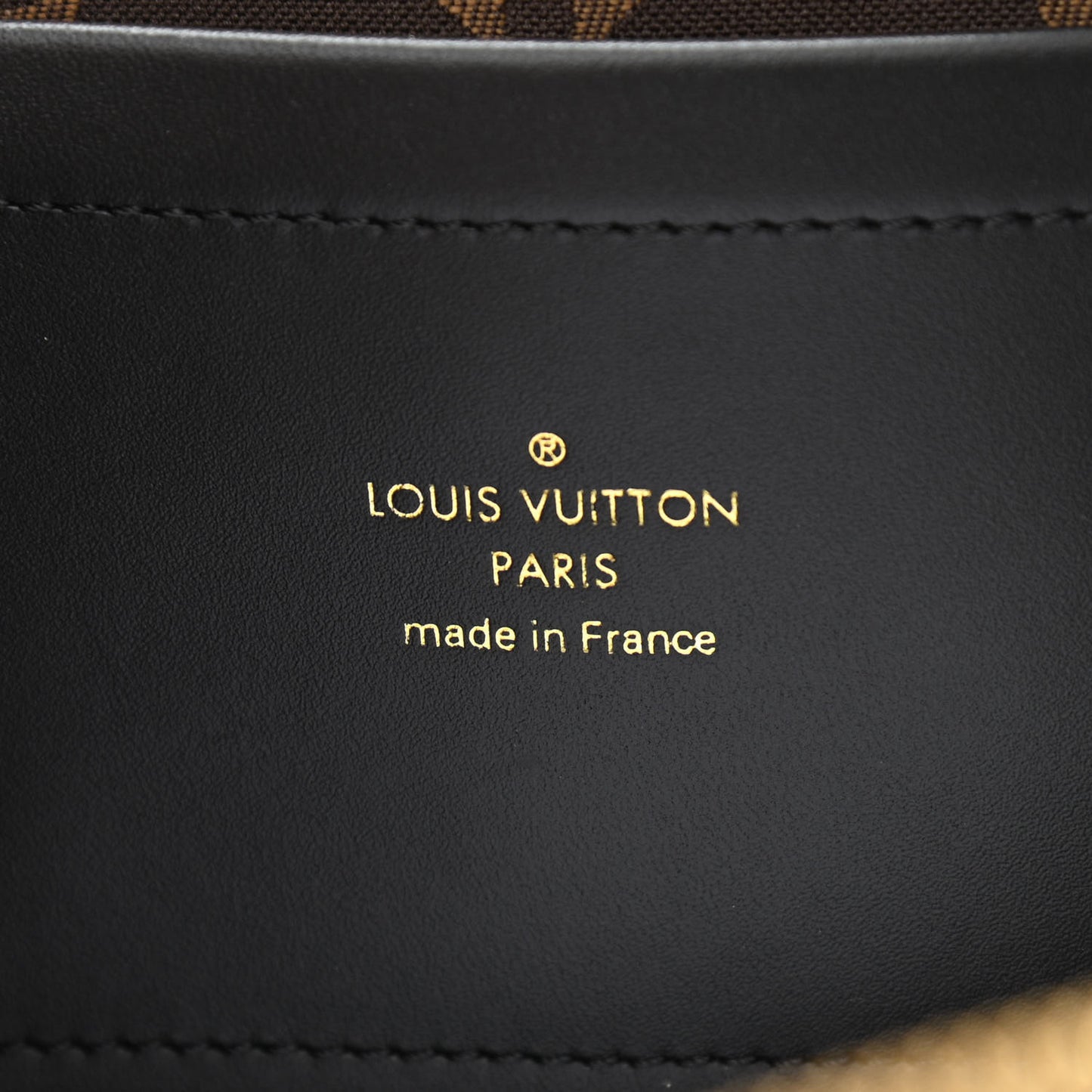 Calfskin Monogram Embossed Utility Crossbody Black