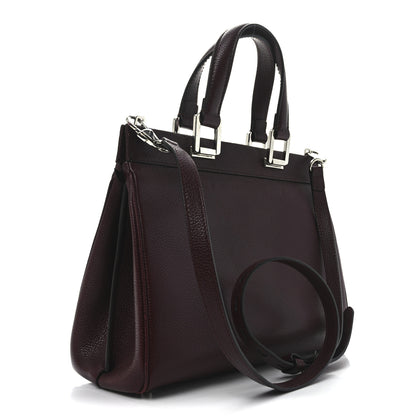 Gucci Grainy Calfskin Small Zumi Top Handle Bag Vintage Bordeaux 3 of 10