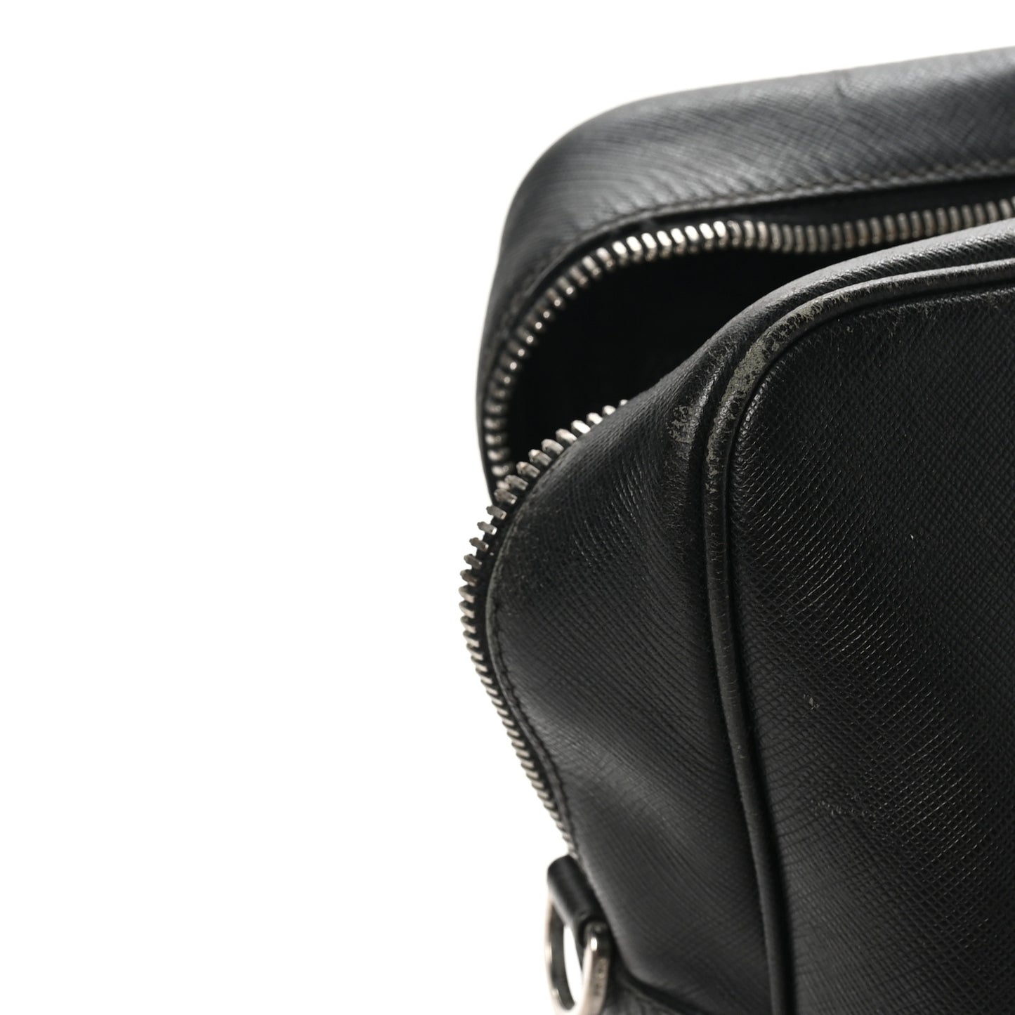 Saffiano Travel Briefcase Black