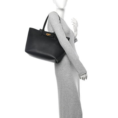 Salvatore Ferragamo Calfskin Travel Tote Black 2 of 10