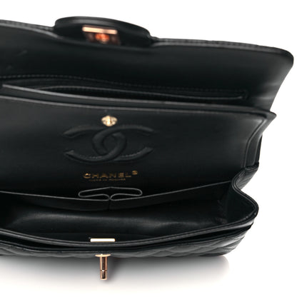 Chanel Lambskin Quilted Small Double Flap Black 5 of 12