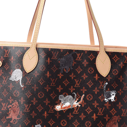 Louis Vuitton Catogram Neverfull MM Marron 8 of 8