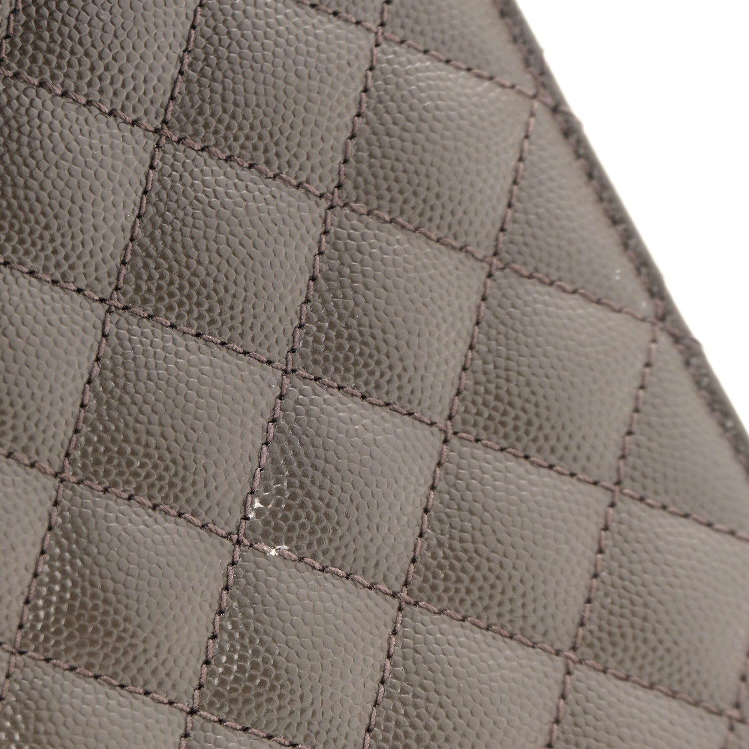 Saint Laurent Grain De Poudre Textured Mixed Matelasse Medium Triquilt Monogram Satchel Fog 10 of 11