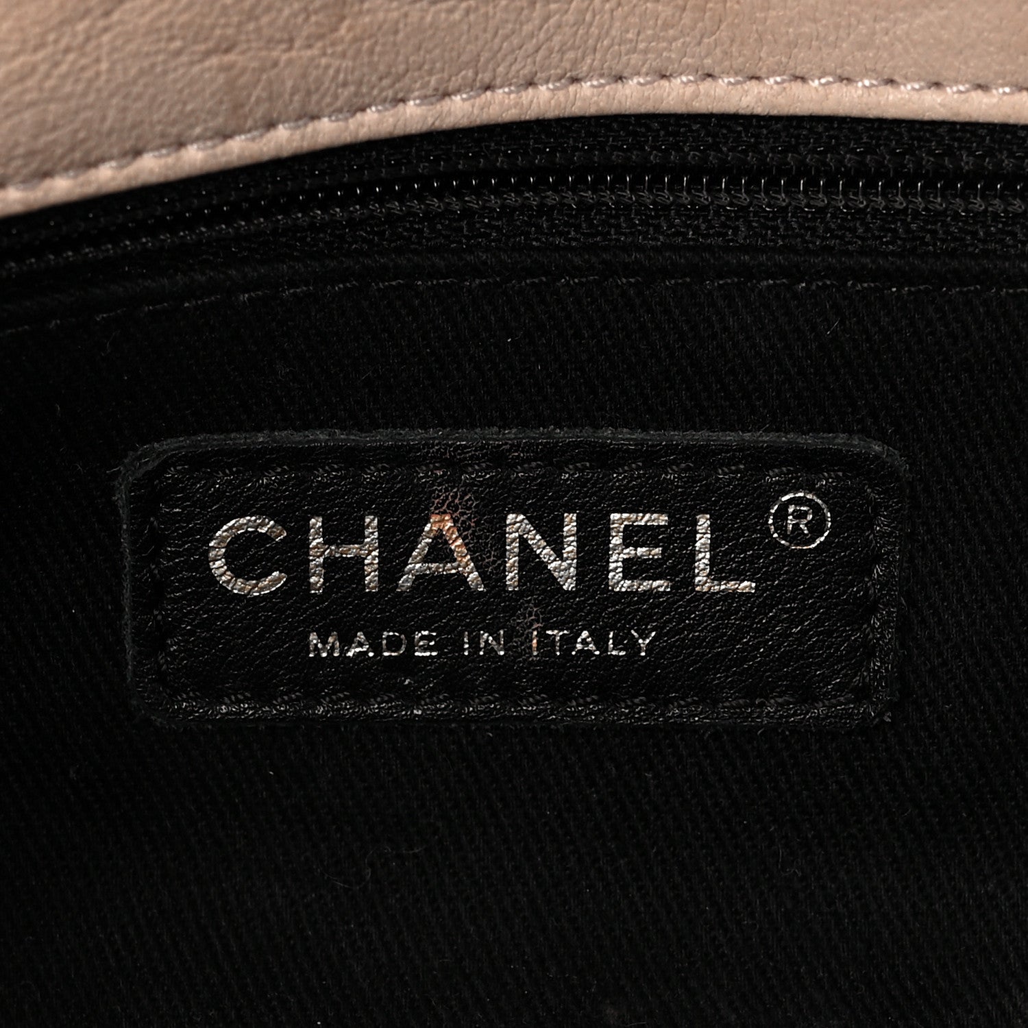 Chanel Calfskin Chevron Small Surpique Flap Beige 6 of 11