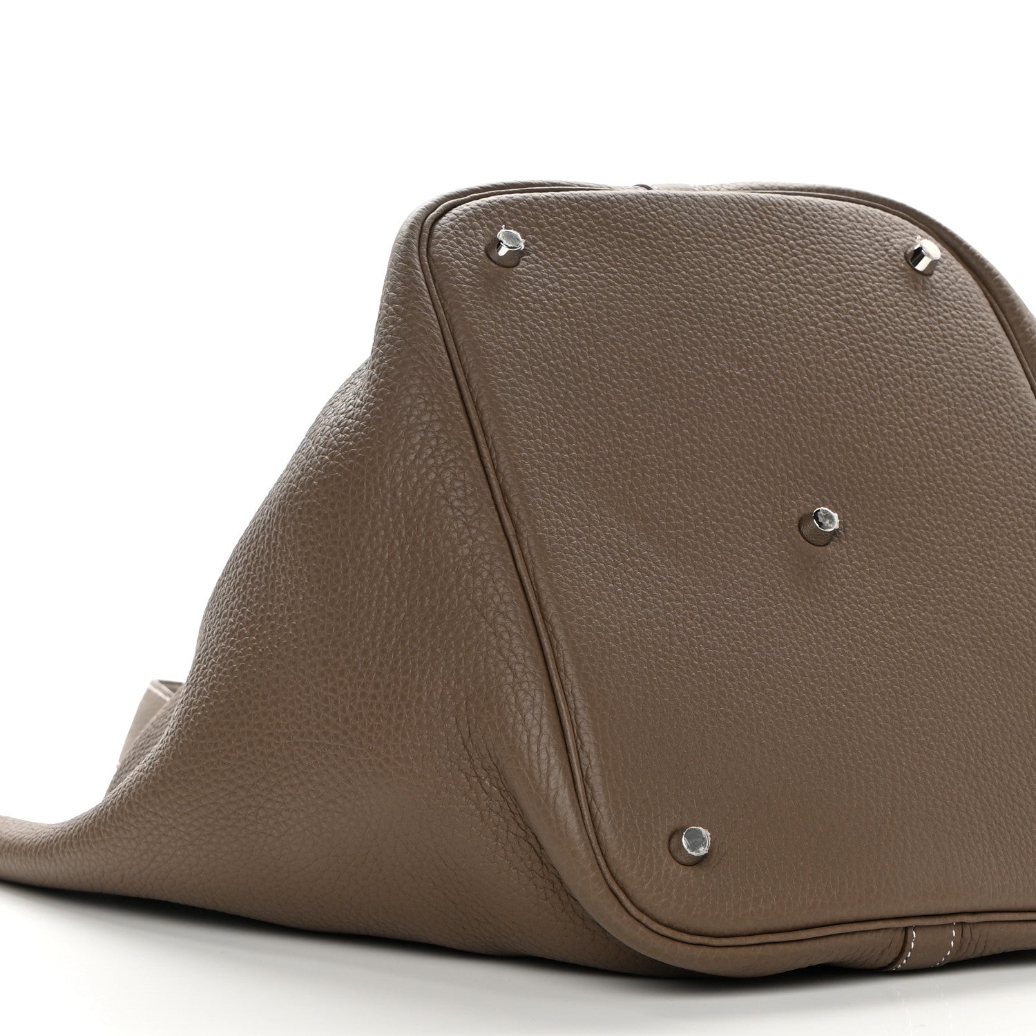 Hermes Taurillon Clemence Picotin Lock 26 GM Etoupe 9 of 10