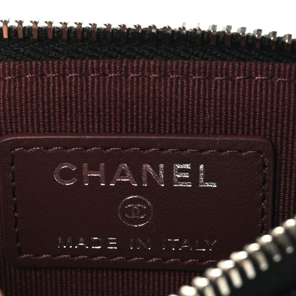 Chanel Caviar Quilted Flap Zip Card Holder Black 6 of 8