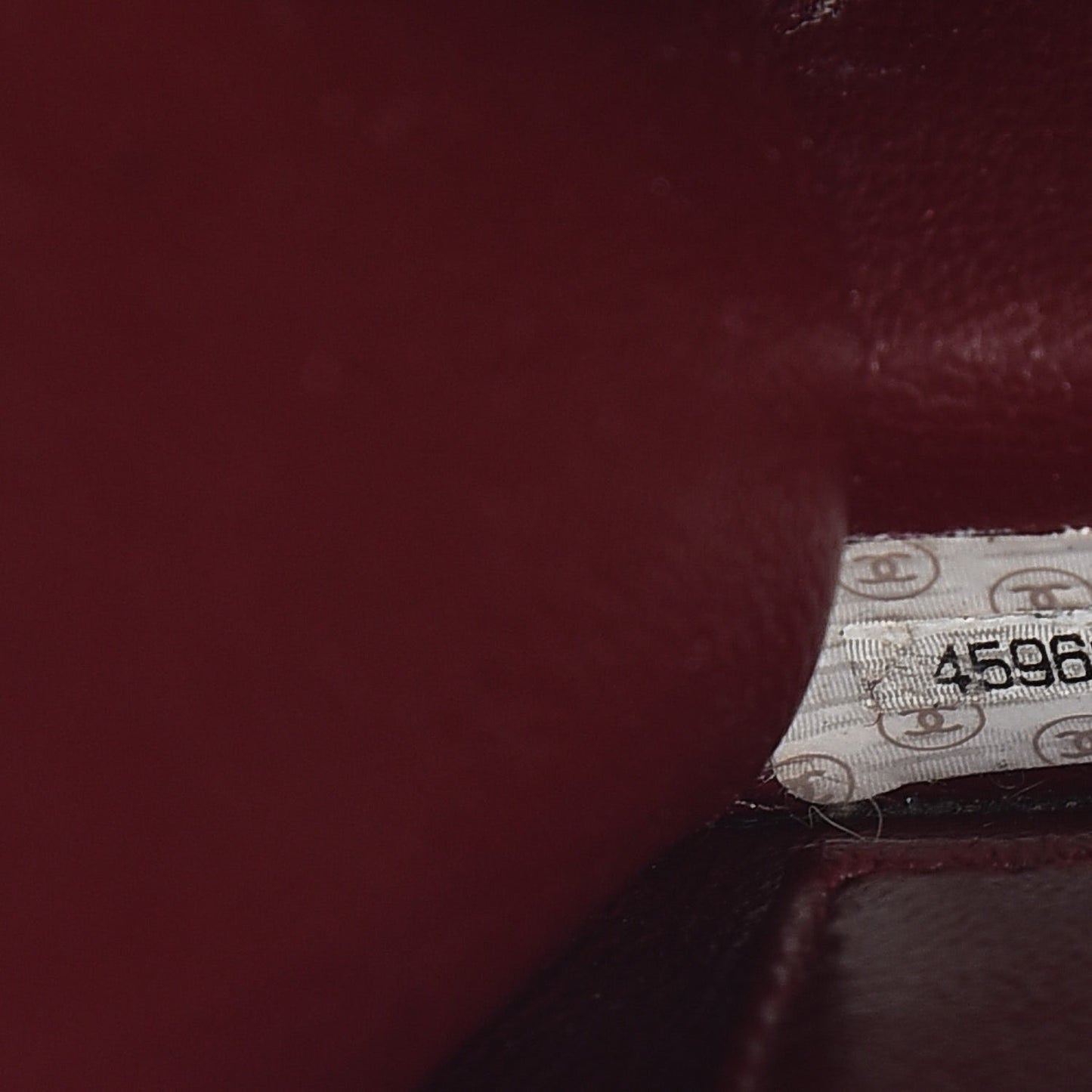 Lambskin CC Wristlet Red
