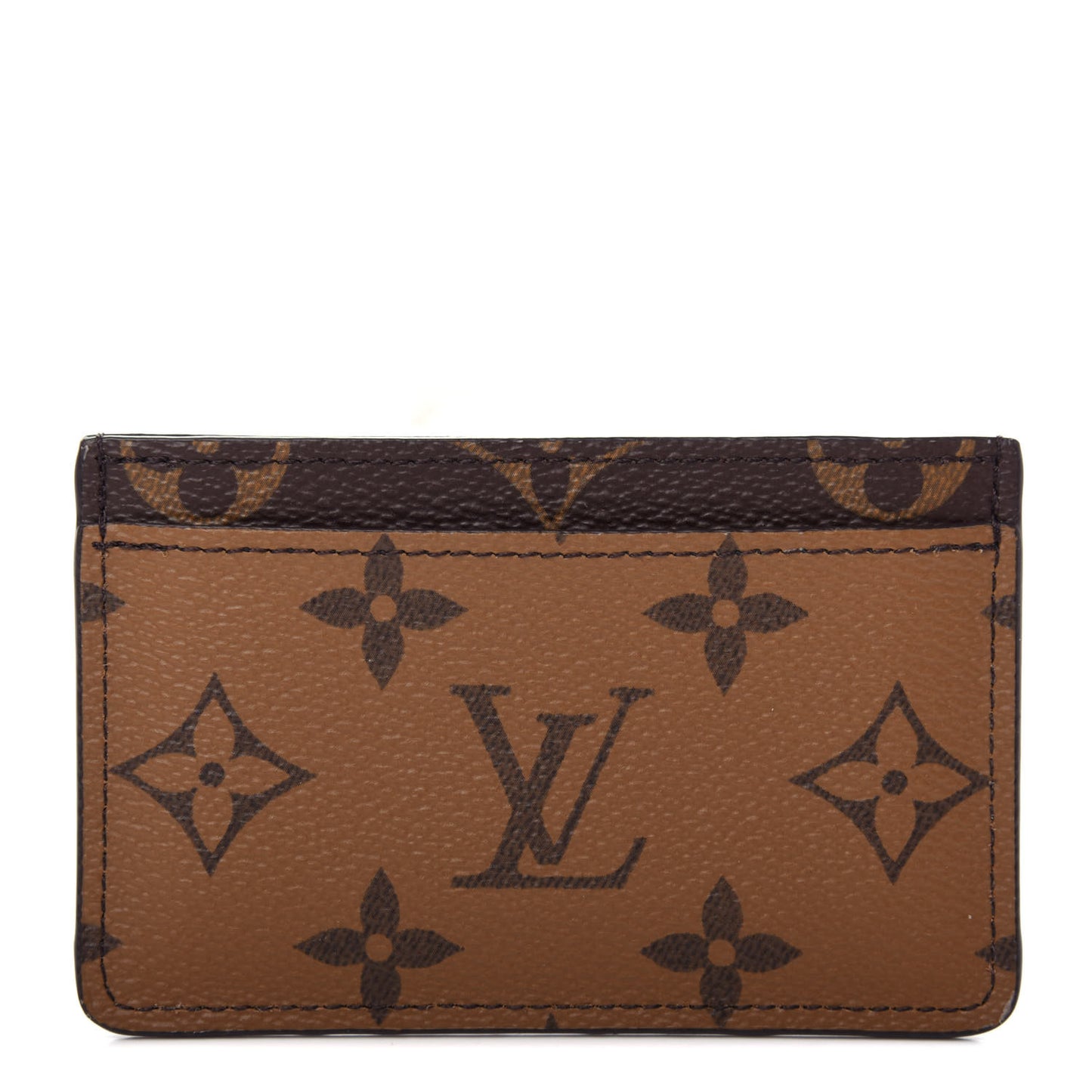 Reverse Monogram Card Holder
