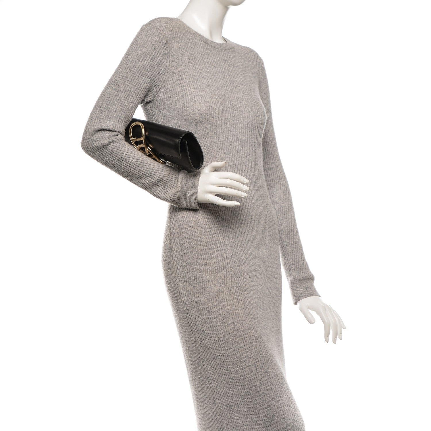 Hermes Tadelakt Egee Clutch Black 2 of 20
