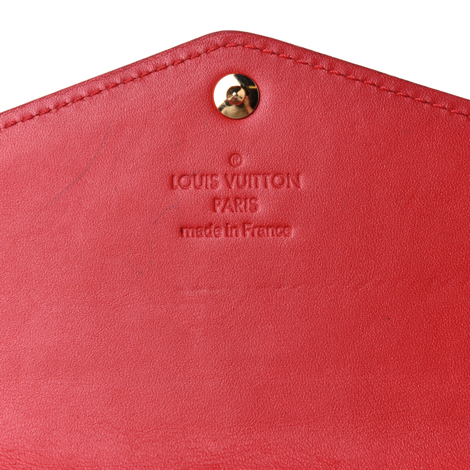 Louis Vuitton Vernis Sarah Wallet NM Cherry 6 of 9