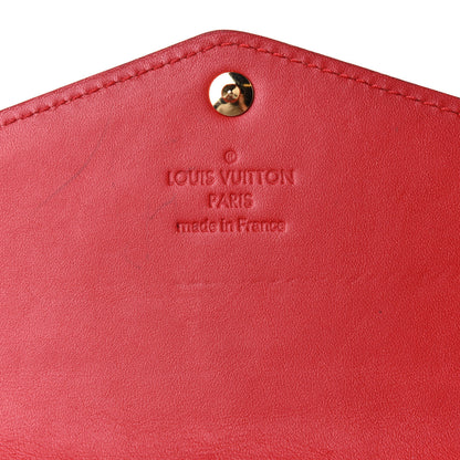 Louis Vuitton Vernis Sarah Wallet NM Cherry 6 of 9