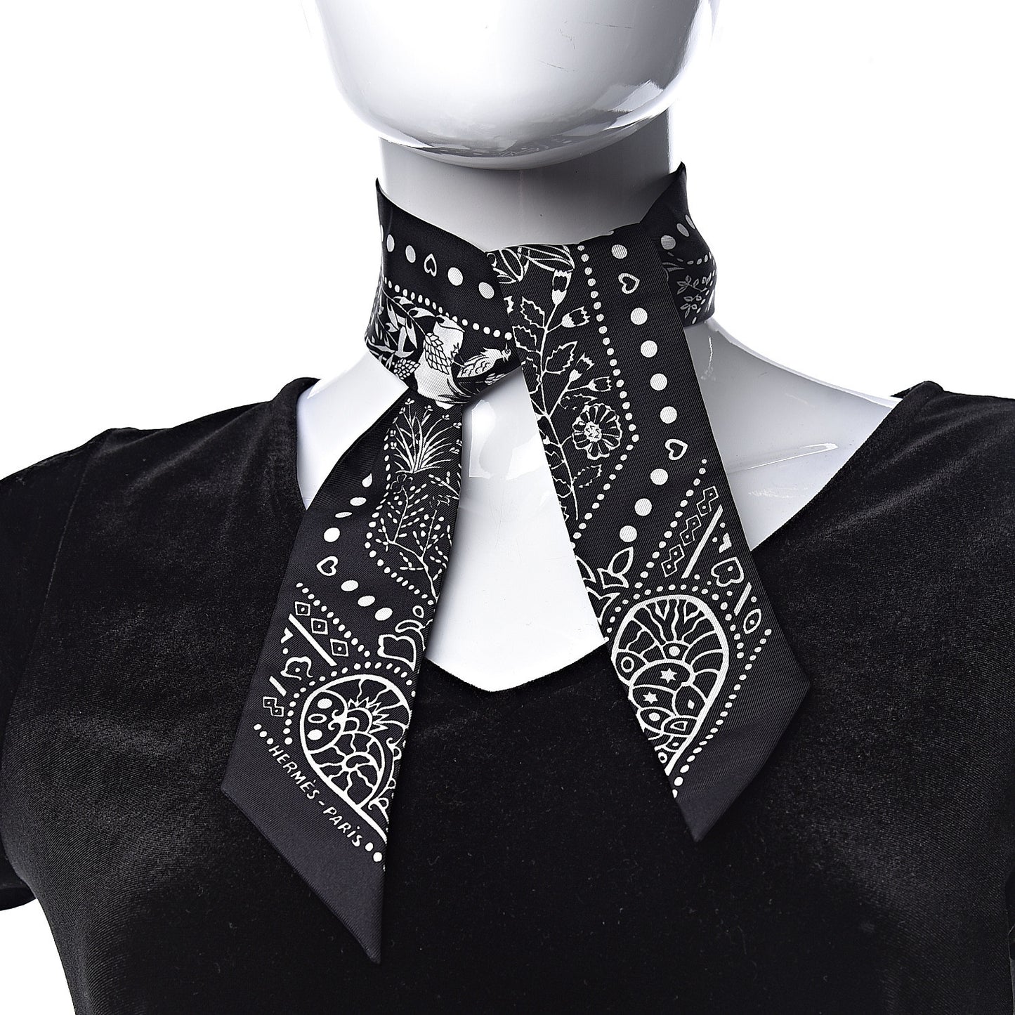 Silk Entre Ciel Et Mer Twilly Black White