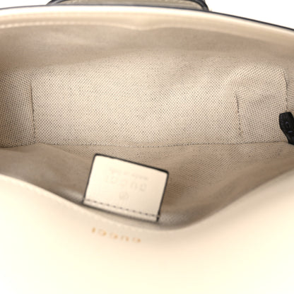 Gucci GG Supreme Monogram Web Mini Horsebit 1955 Shoulder Bag Beige Mystic White 5 of 10