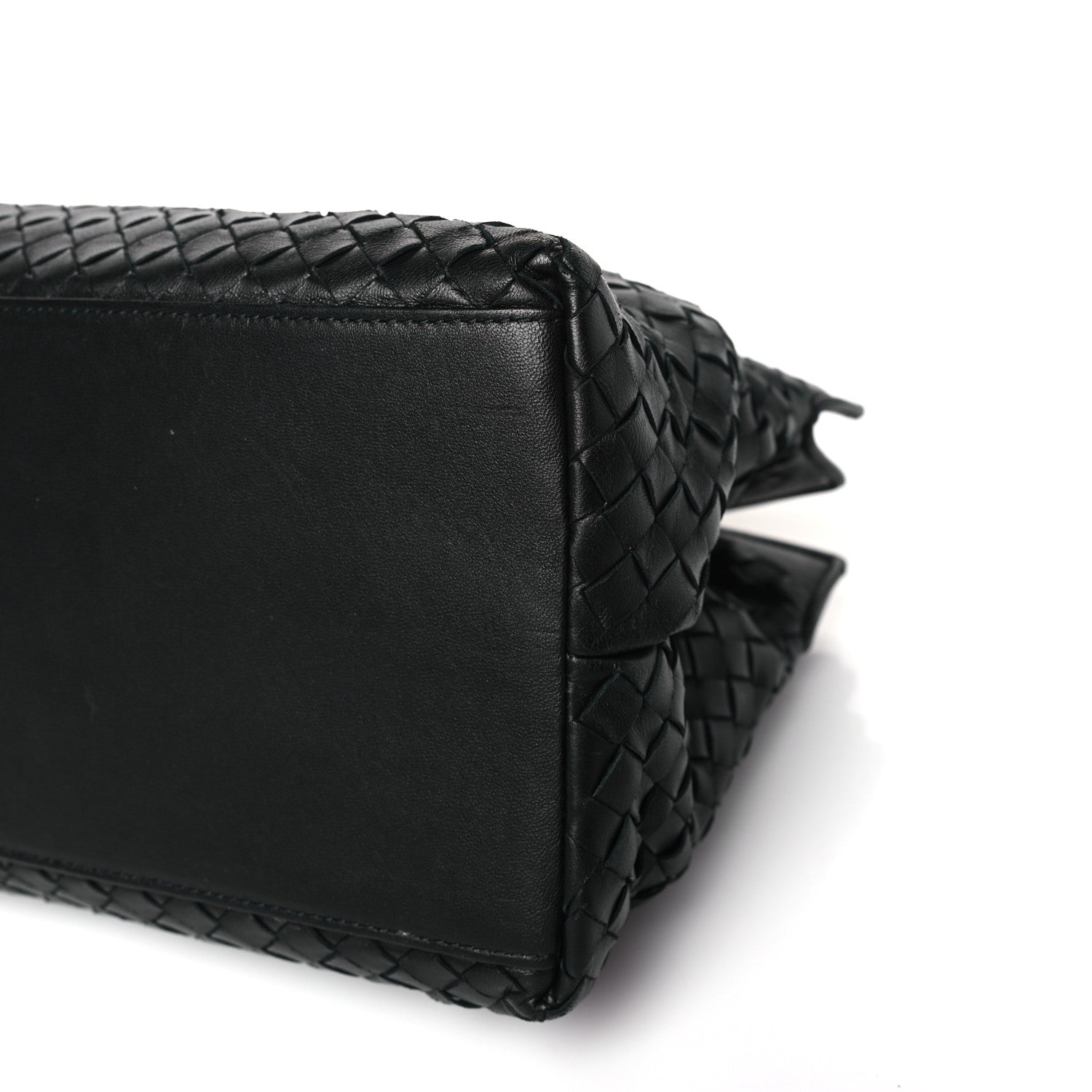 Bottega Veneta Nappa Intrecciato Brick Tote Black 9 of 9