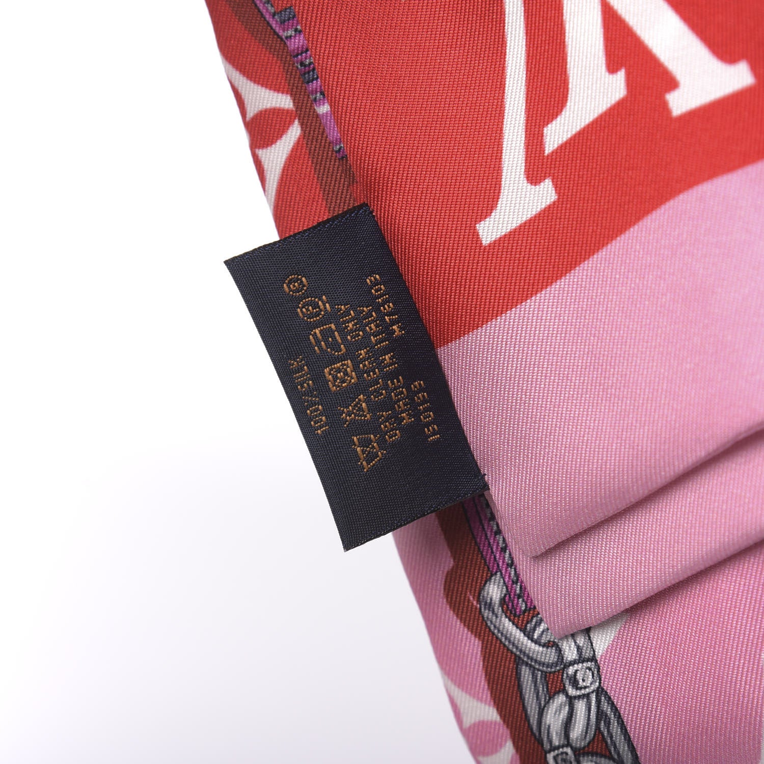 Louis Vuitton Silk Monogram Escale Confidential Bandeau Red 3 of 4
