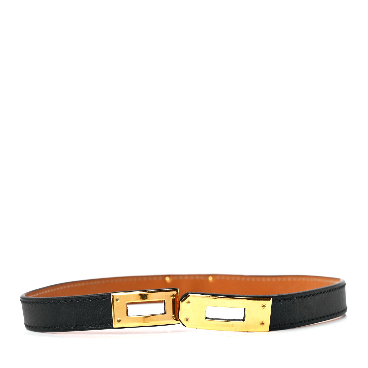 Hermes Box Kelly Double Tour Bracelet S Black 3 of 6