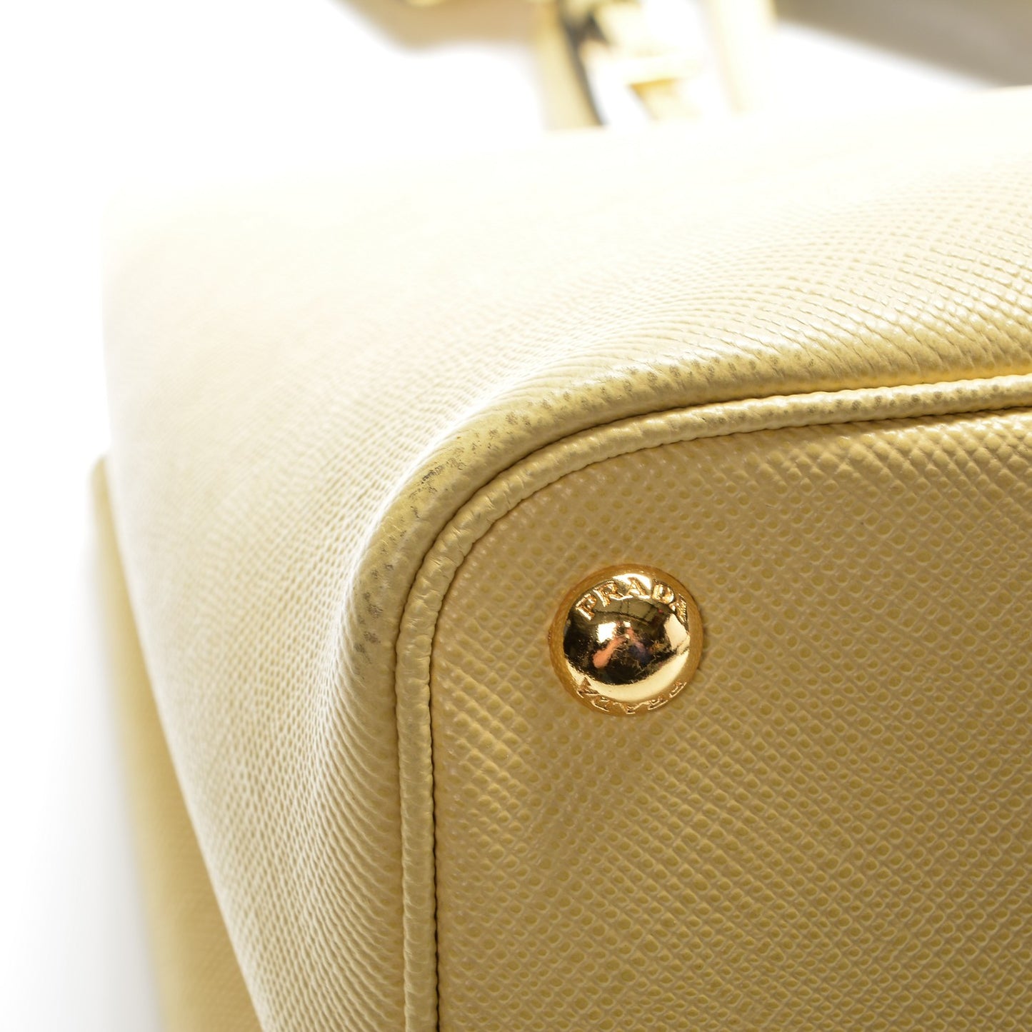 Saffiano Cuir Medium Double Bag Polline