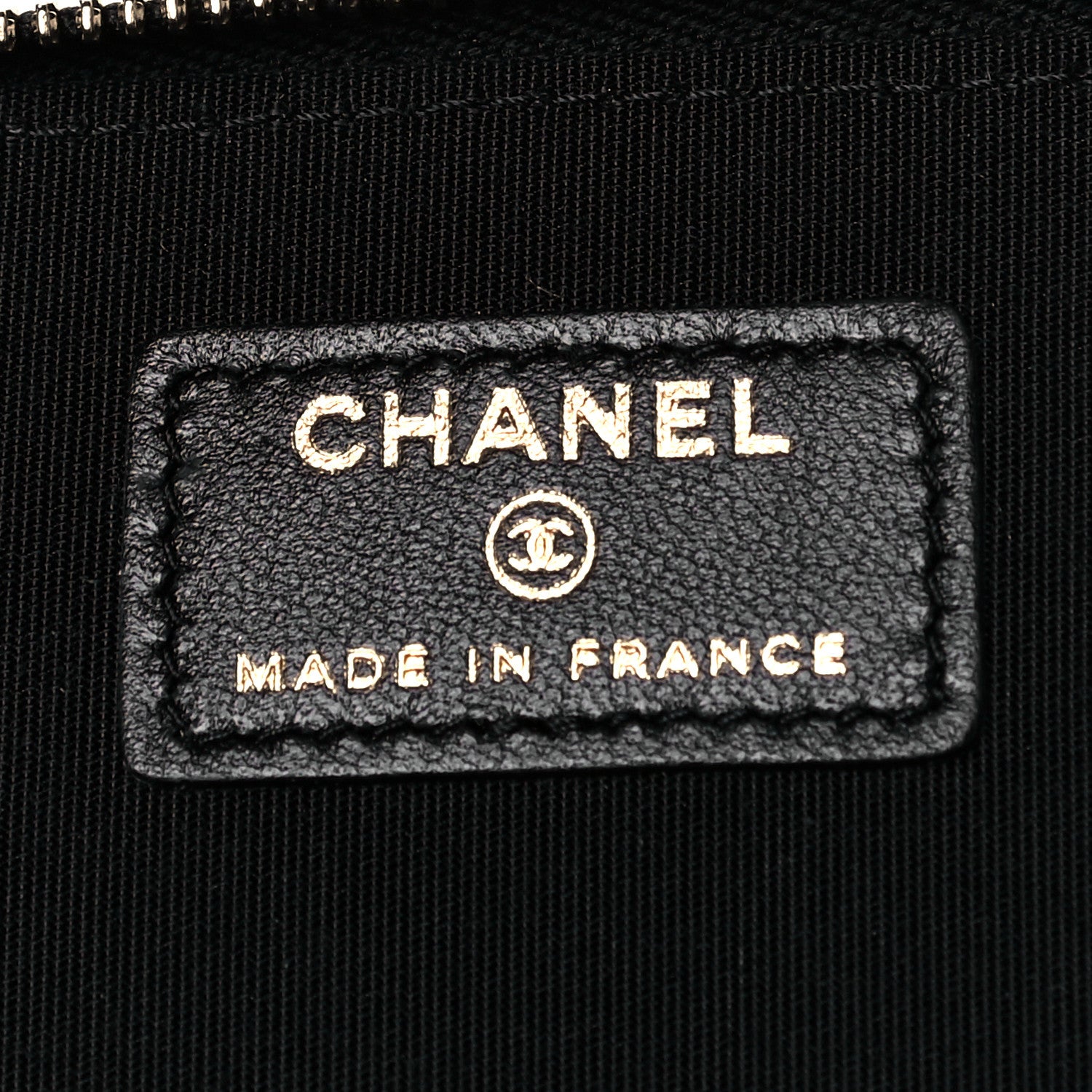 Chanel Lambskin Quilted Small Top Handle Vanity Case With Chain Black 6 of 11