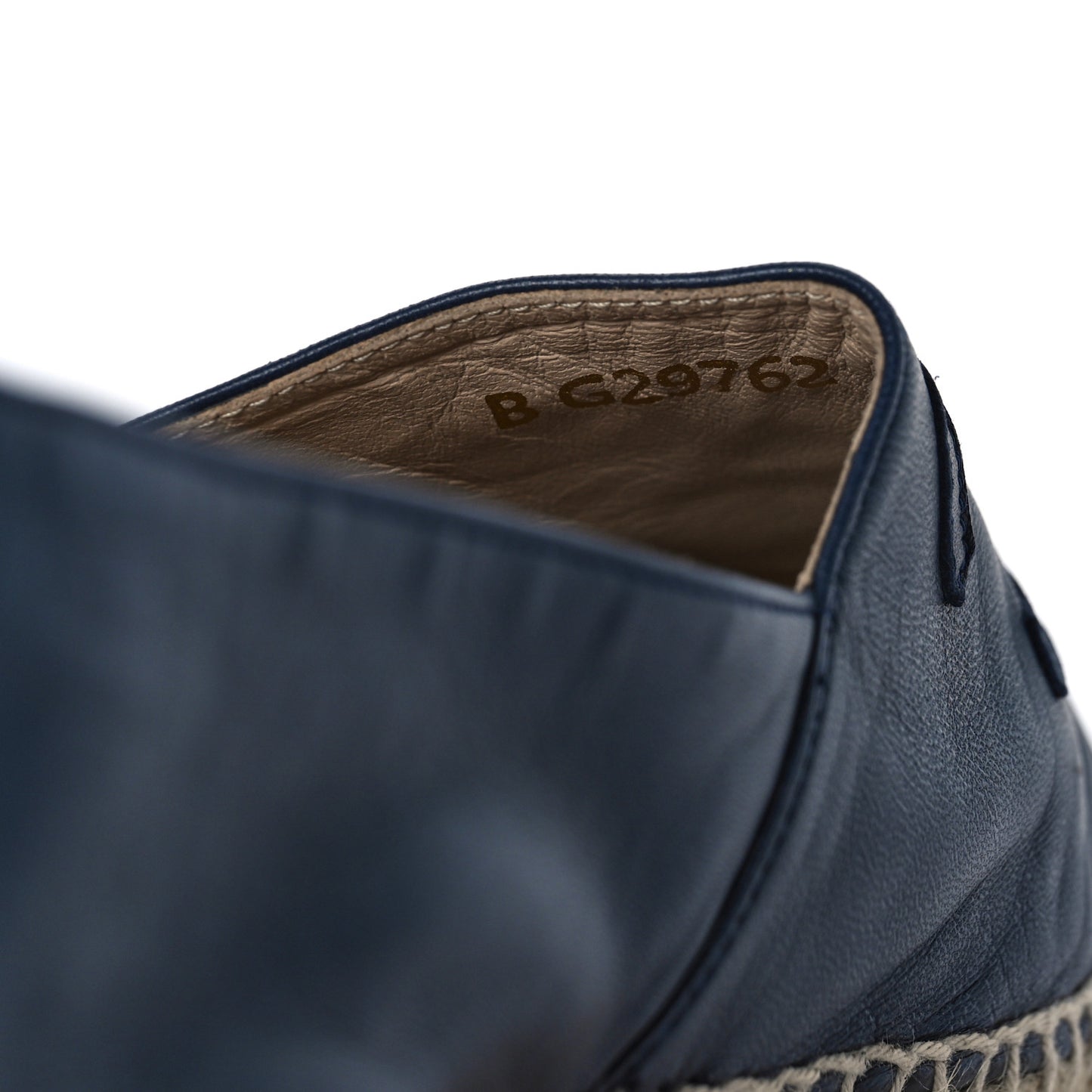 Lambskin CC Espadrilles 41 Navy Black