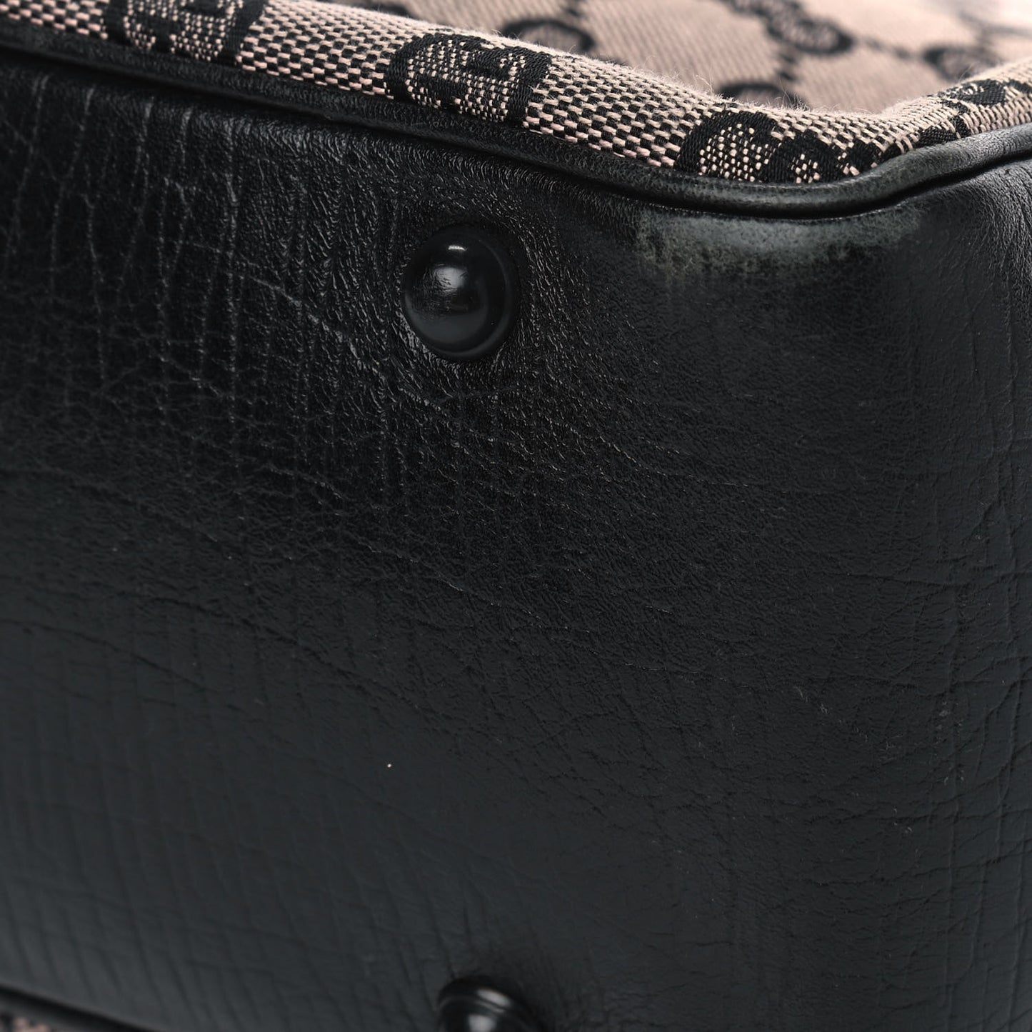 Monogram Small Bamboo Tote Black