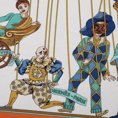 Hermes Silk Les Temps Du Marionnettes Scarf 90 3 of 7