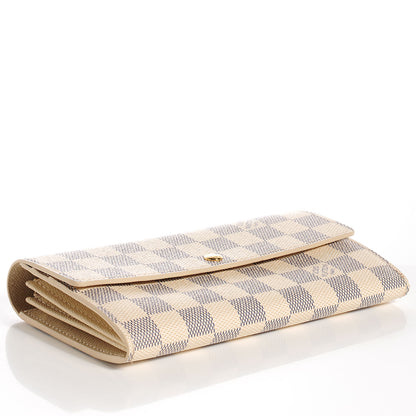 Louis Vuitton Damier Azur Sarah Wallet 4 of 8