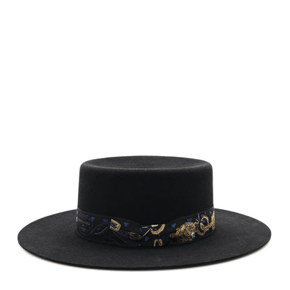 Hermes Rabbit Felt Dakota Love Hat 59 Black 4 of 8