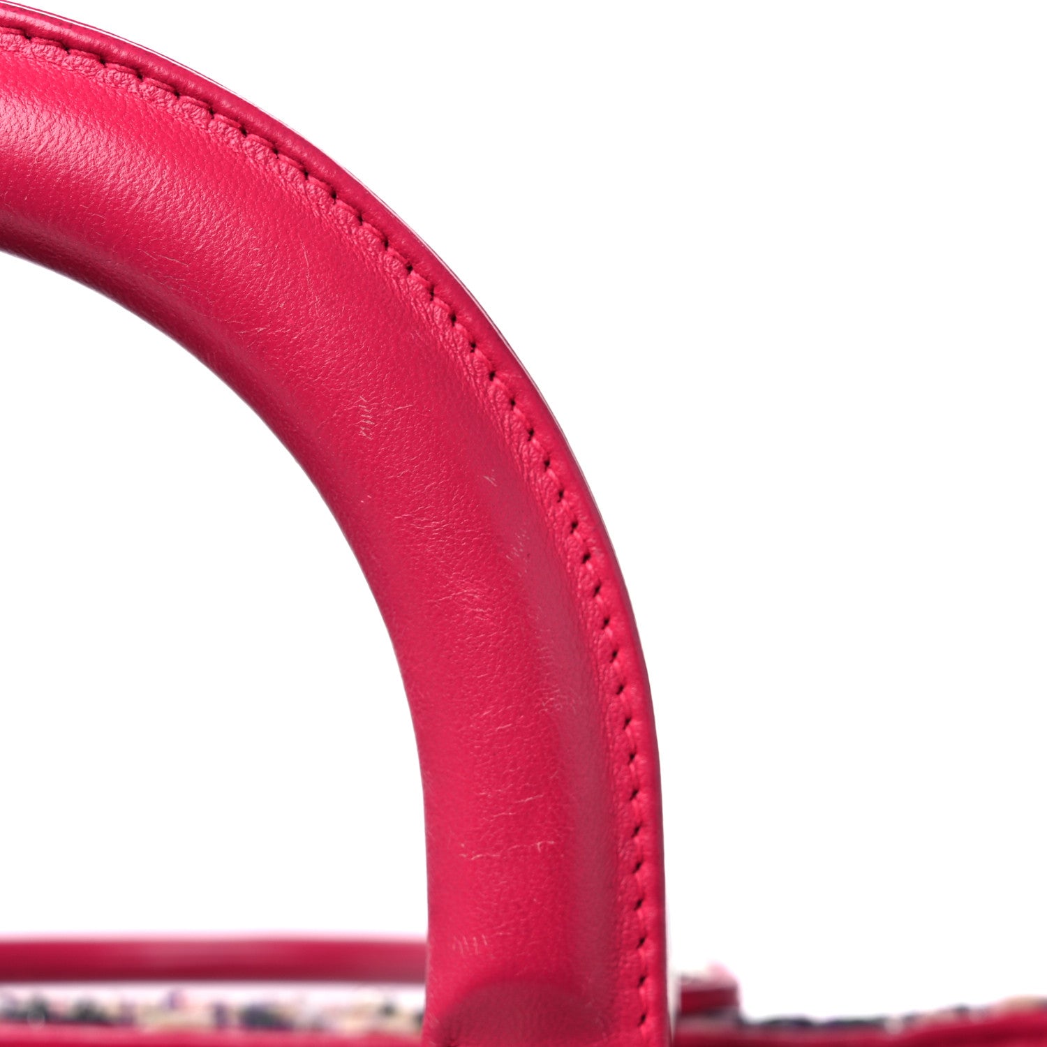 Christian Dior Tweed Medium Lady Dior Pink Multicolor 19 of 20