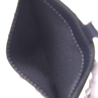 Valentino Garavani Nappa Free Rockstud Spike Badge Holder Marine 5 of 9