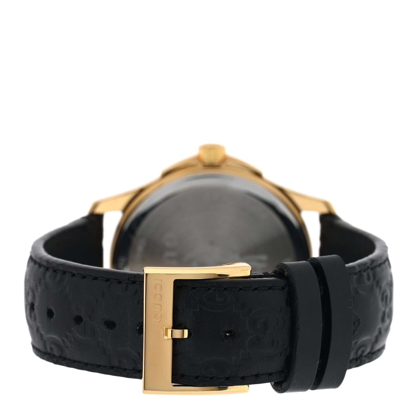 Stainless Steel Calfskin 38mm G-Timeless Quartz Watch Black