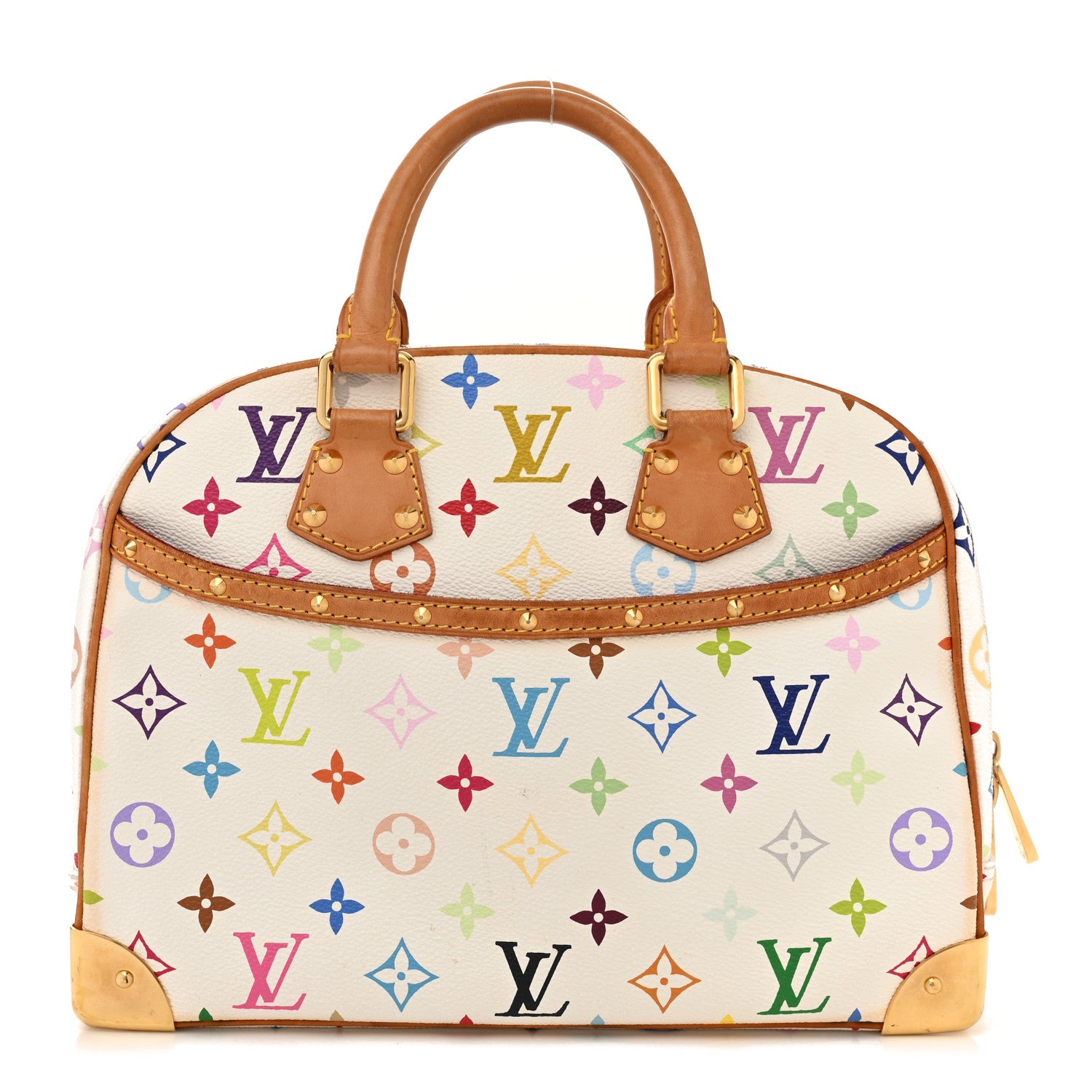 Louis Vuitton LOUIS VUITTON Monogram Multicolor Trouville White 1 of 12