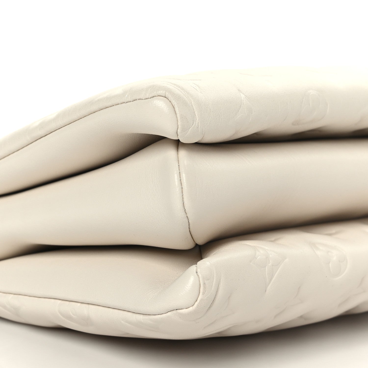 Louis Vuitton Lambskin Embossed Monogram Coussin PM Cream 9 of 10