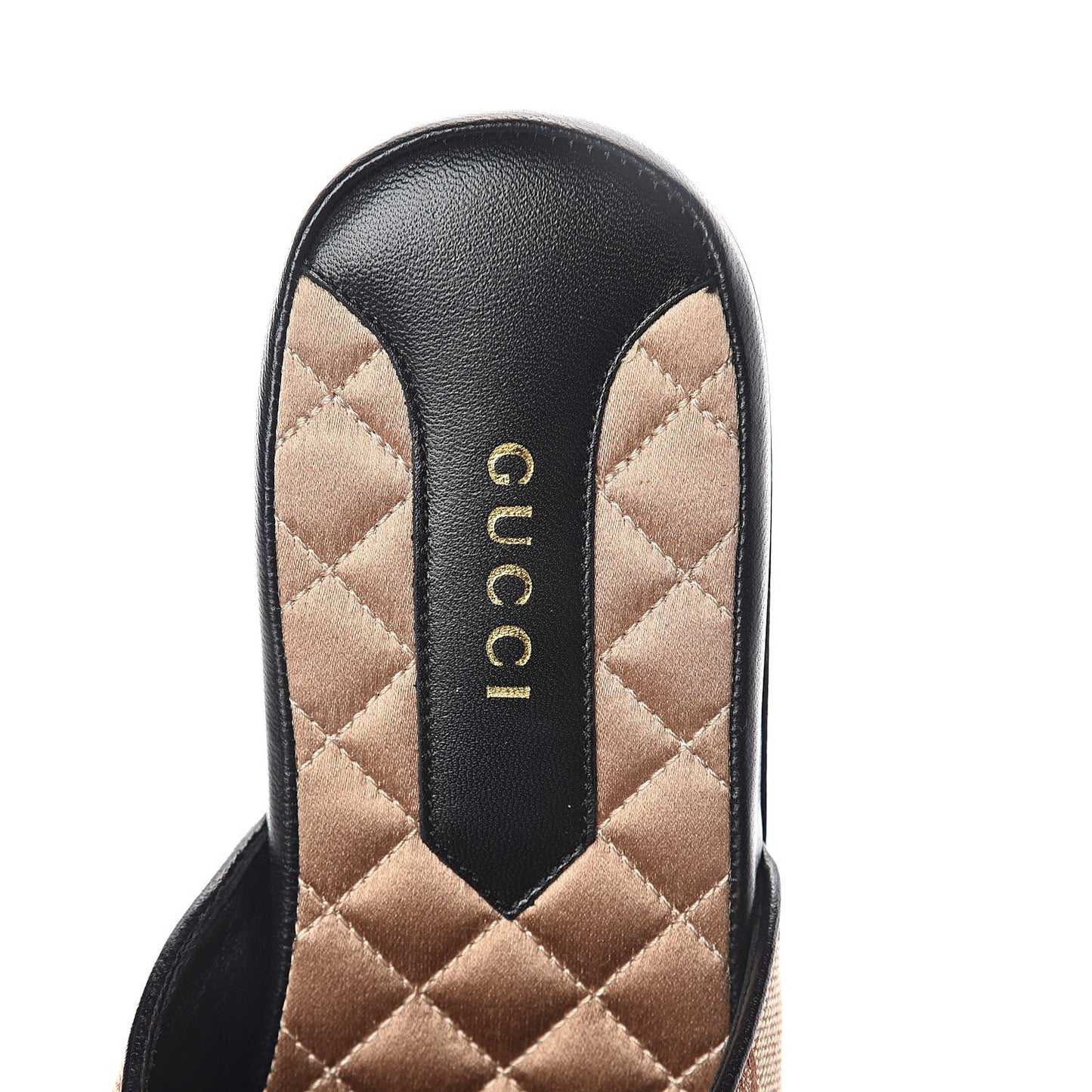 X MLB Monogram NY Yankees Embroidered Womens GG Slippers 36 Beige Ruggine