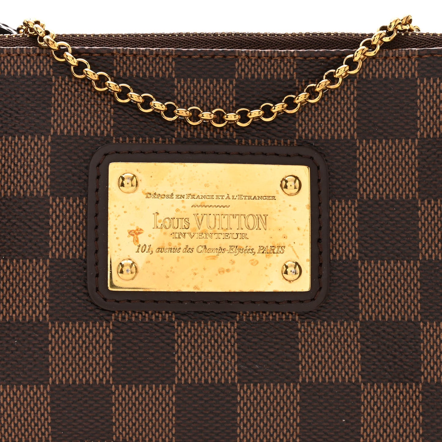 Damier Ebene Eva Clutch