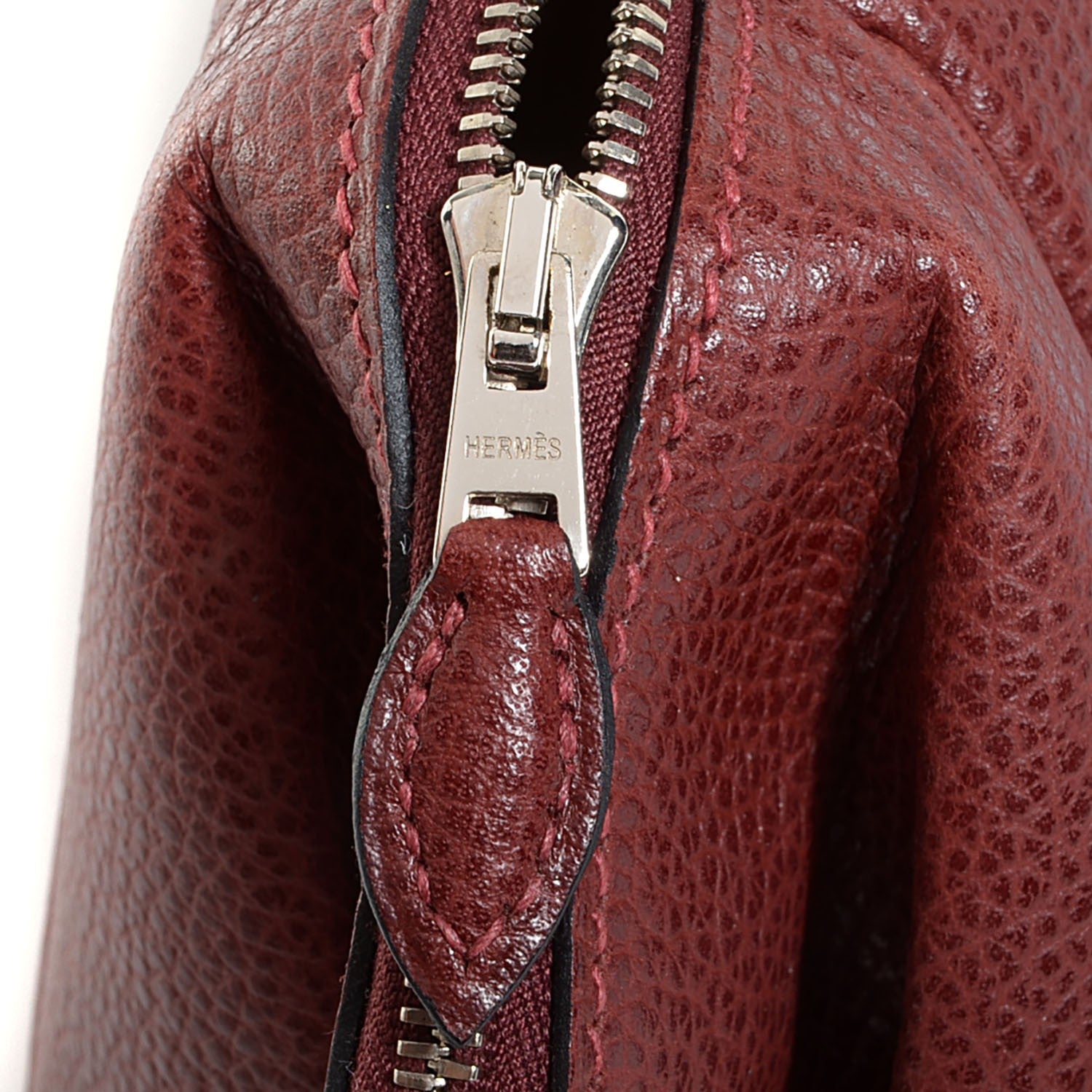 Hermes Vache Liegee Paris Bombay 27 Rouge H 8 of 16