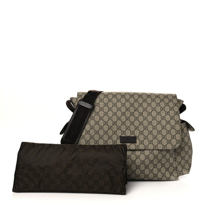 Gucci GG Plus Monogram Messenger Diaper Bag Dark Brown 1 of 8