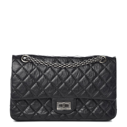 Chanel Aged Calfskin Quilted 2.55 Reissue 225 Flap Black 1 of 9